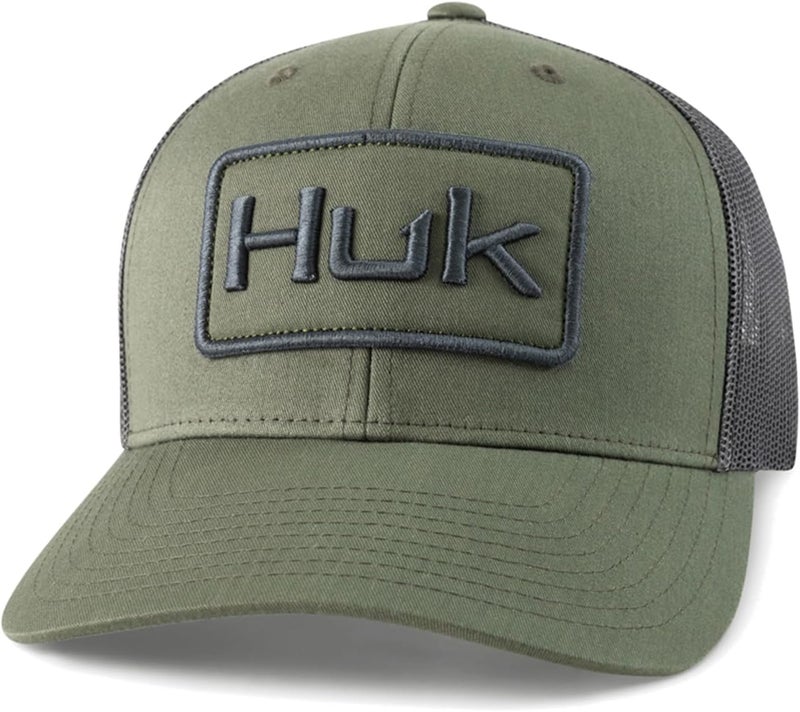 HUK Store Mens Trucker Hat, Anti-Glare Snapback Fishing Hat for Men - Image 1